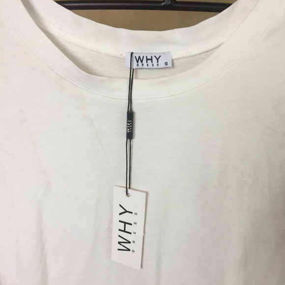 NWT WHY DRESS Hi Lo Top Black/White Size Small - Picture 5 of 15